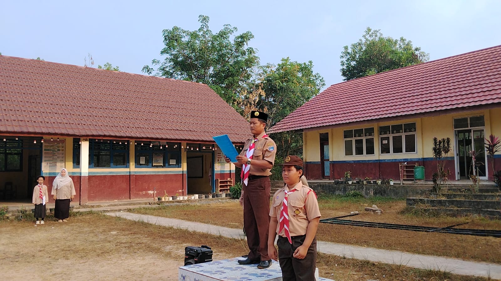 Upacara Memperingati Hari Pramuka